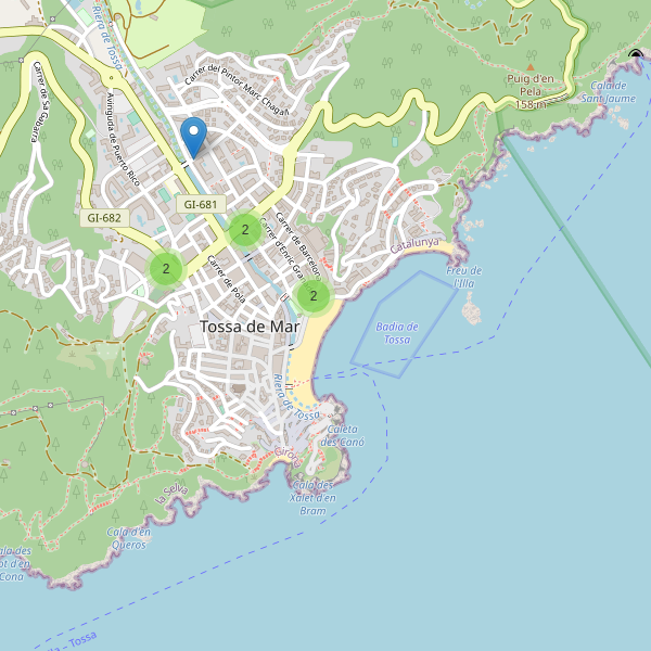 Thumbnail Mapa de supermercados en Tossa de Mar
