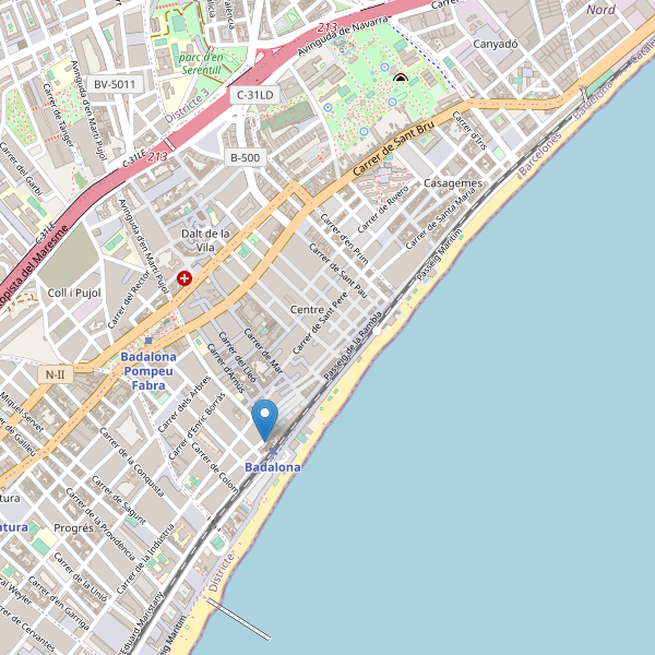 Mapa de taxi en Badalona Thumbnail