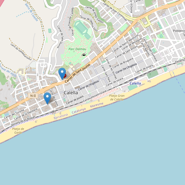 Mapa de taxi en Calella Thumbnail
