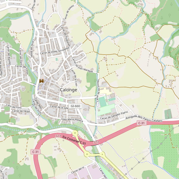 Mapa de taxi en Calonge (GI) Thumbnail