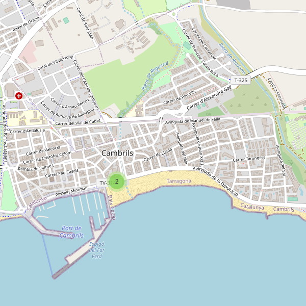 Mapa de taxi en Cambrils (T) Thumbnail