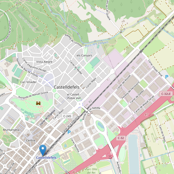 Mapa de taxi en Castelldefels Thumbnail