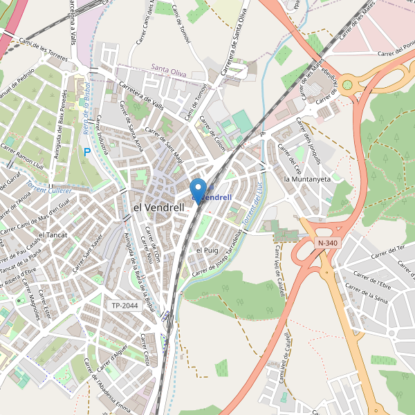 Mapa de taxi en el Vendrell Thumbnail