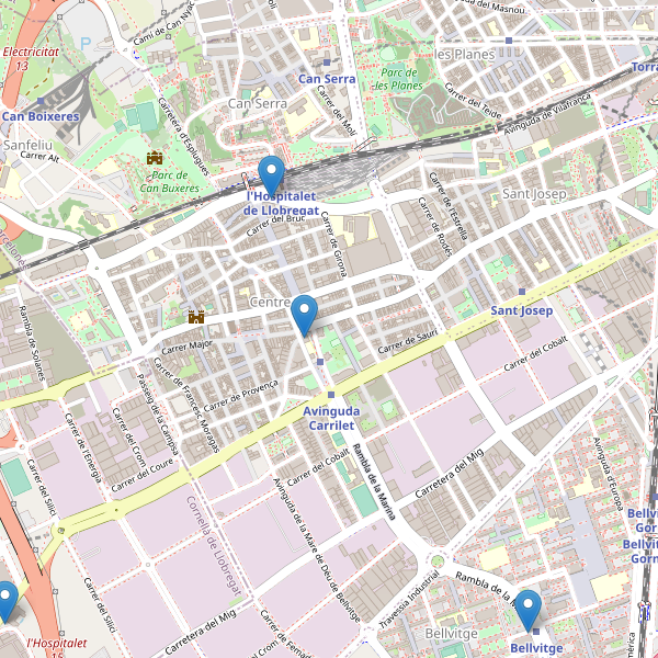Mapa de taxi en l'Hospitalet de Llobregat Thumbnail