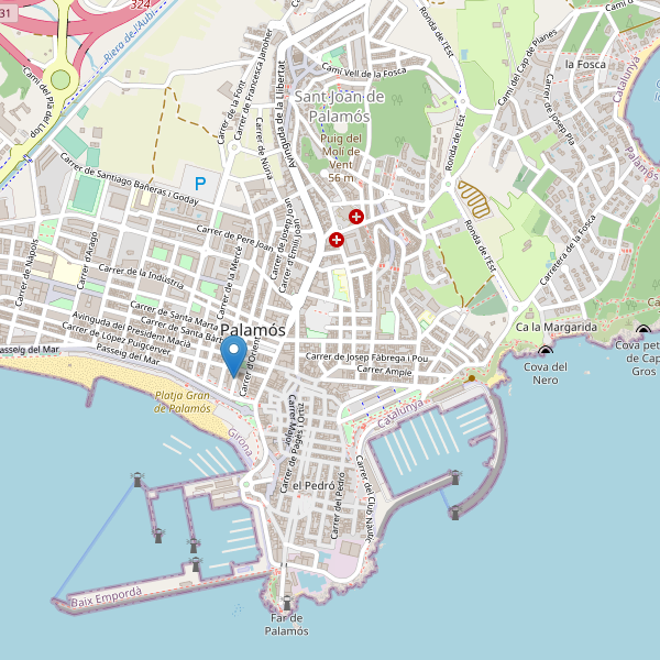 Mapa de taxi en Palamós Thumbnail