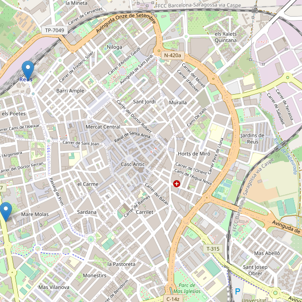 Mapa de taxi en Reus Thumbnail