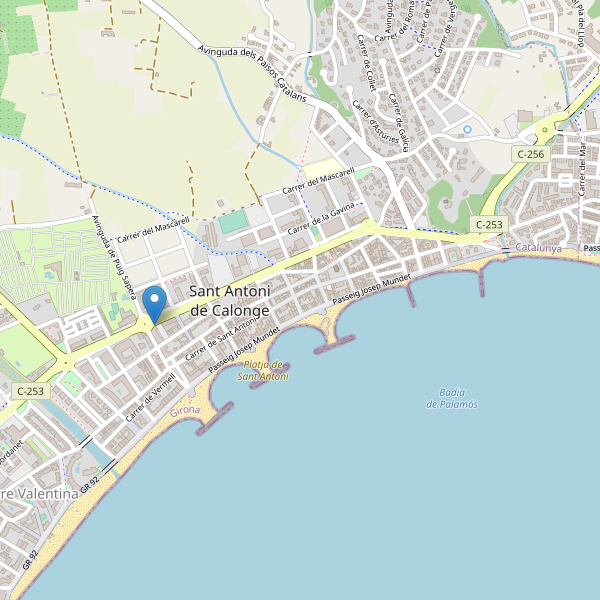 Mapa de taxi en Sant Antoni de Calonge Thumbnail