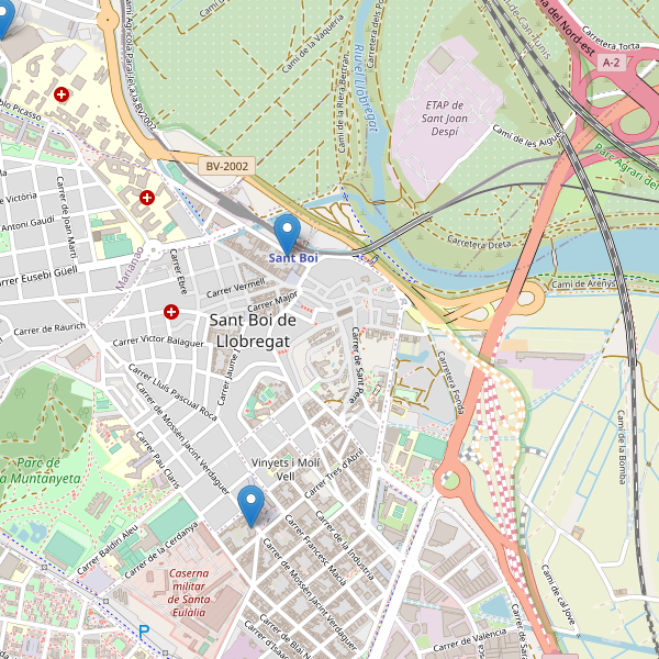 Mapa de taxi en Sant Boi de Llobregat Thumbnail