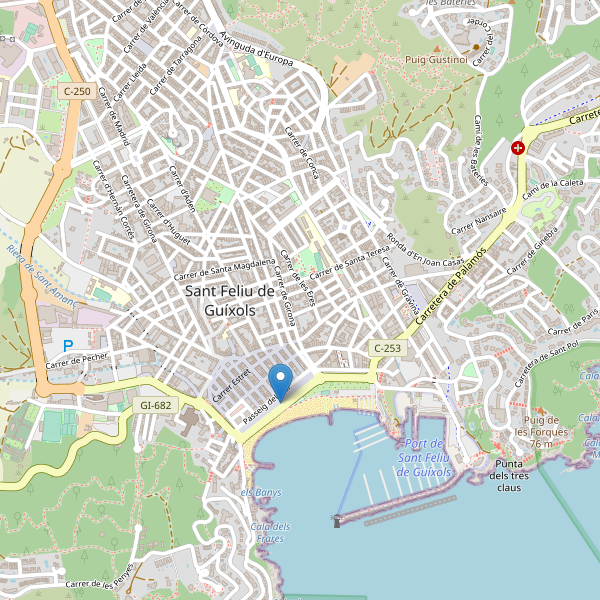Mapa de taxi en Sant Feliu de Guíxols Thumbnail