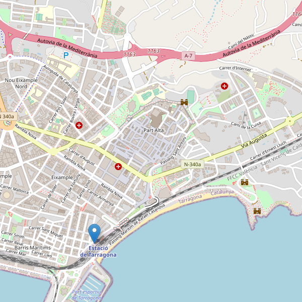 Mapa de taxi en Tarragona Thumbnail