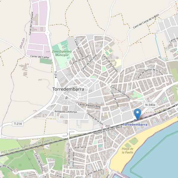 Mapa de taxi en Torredembarra Thumbnail