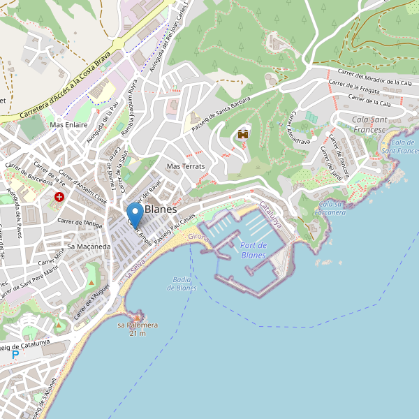 Thumbnail Mapa de teatros en Blanes