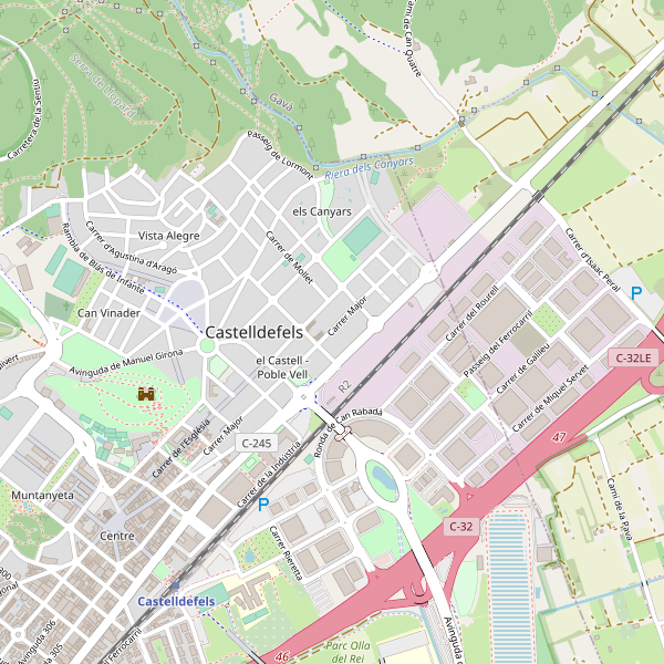 Thumbnail Mapa de teatros en Castelldefels