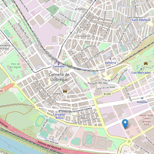 Thumbnail Mapa de teatros en Cornellà de Llobregat