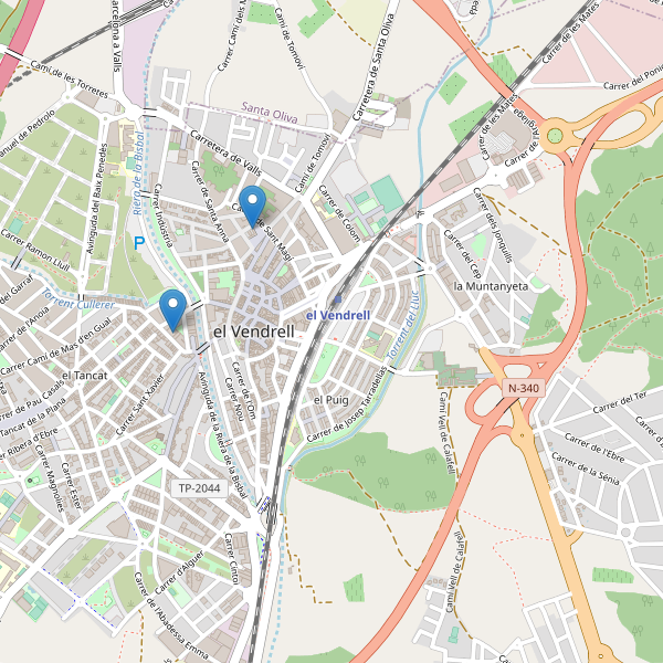 Thumbnail Mapa de teatros en el Vendrell