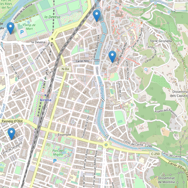 Thumbnail Mapa de teatros en Girona