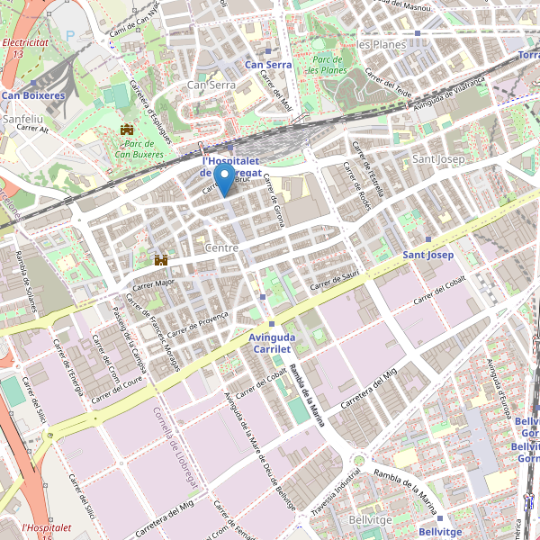 Thumbnail Mapa de teatros en l'Hospitalet de Llobregat