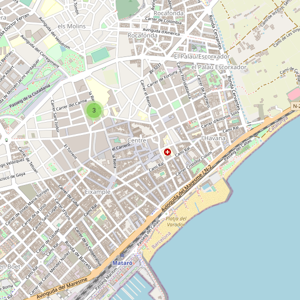 Thumbnail Mapa de teatros en Mataró
