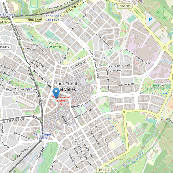 Thumbnail Mapa de teatros en Sant Cugat del Vallès