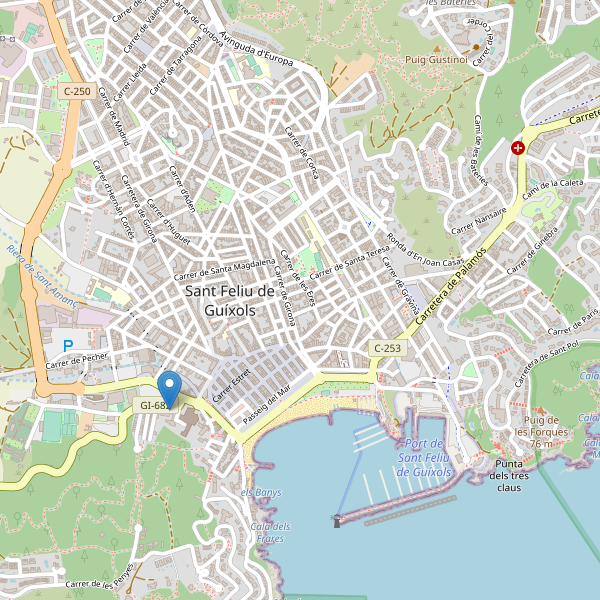 Thumbnail Mapa de teatros en Sant Feliu de Guíxols