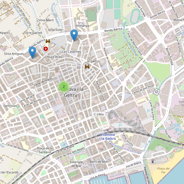 Thumbnail Mapa de teatros en Vilanova i la Geltrú
