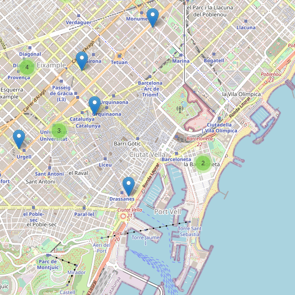 Mapa de telefonos en Barcelona Thumbnail