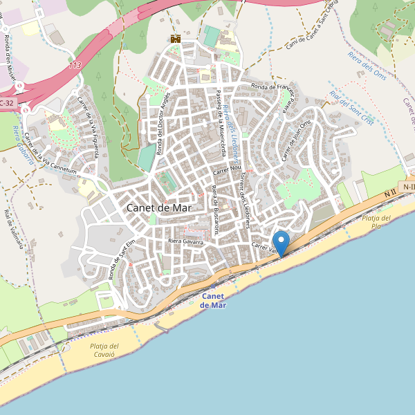 Mapa de telefonos en Canet de Mar Thumbnail