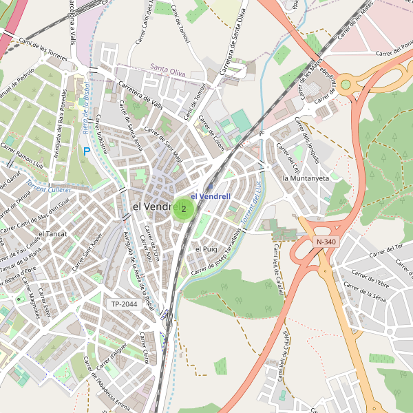 Mapa de telefonos en el Vendrell Thumbnail