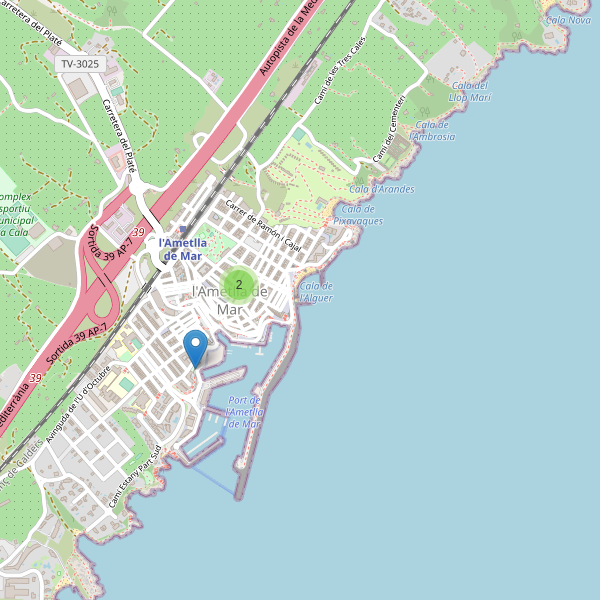 Mapa de telefonos en l'Ametlla de Mar Thumbnail