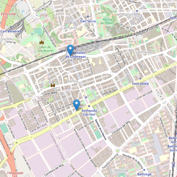 Mapa de telefonos en l'Hospitalet de Llobregat Thumbnail