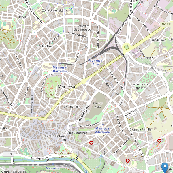 Mapa de telefonos en Manresa Thumbnail