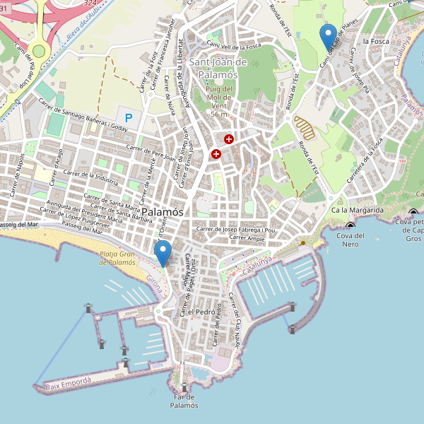Mapa de telefonos en Palamós Thumbnail