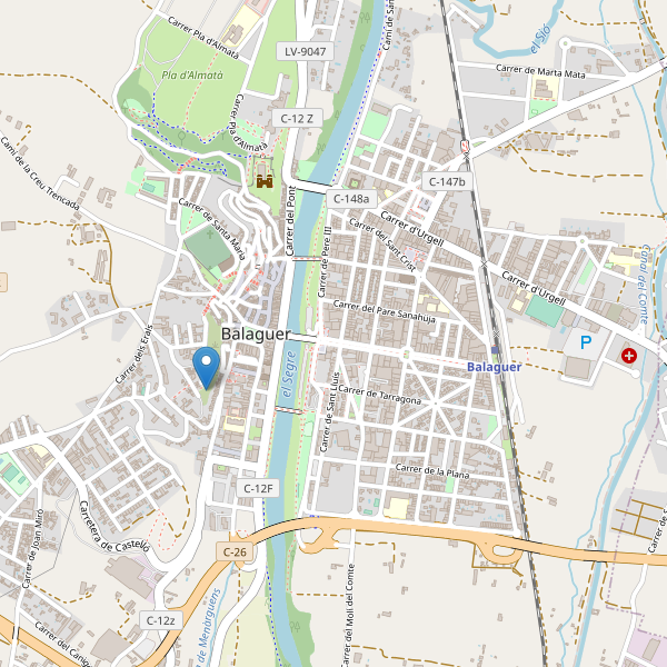 Mapa de vistas en Balaguer Thumbnail
