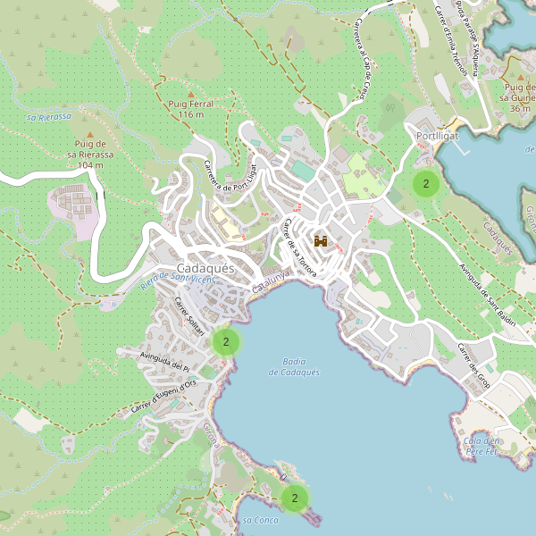 Mapa de vistas en Cadaqués Thumbnail
