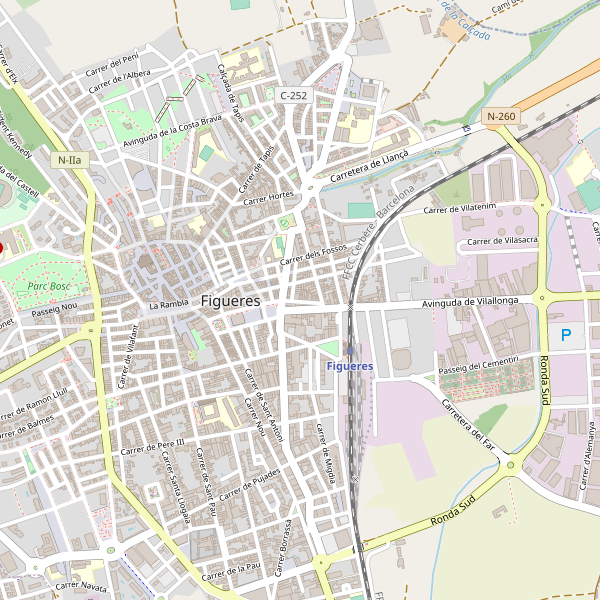Mapa de vistas en Figueres Thumbnail