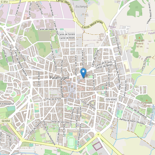 Mapa de vistas en Palafrugell Thumbnail