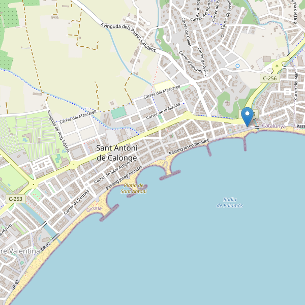 Mapa de vistas en Sant Antoni de Calonge Thumbnail