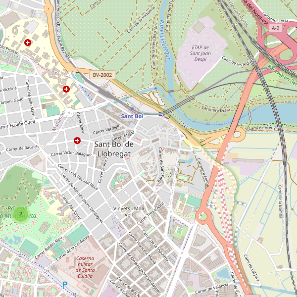 Mapa de vistas en Sant Boi de Llobregat Thumbnail