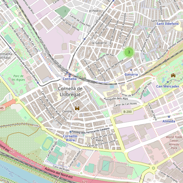 Mapa de zapatos en Cornellà de Llobregat Thumbnail