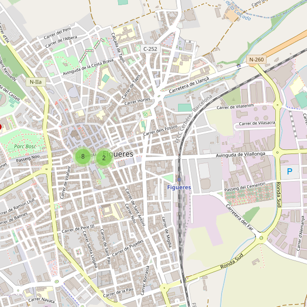 Mapa de zapatos en Figueres Thumbnail