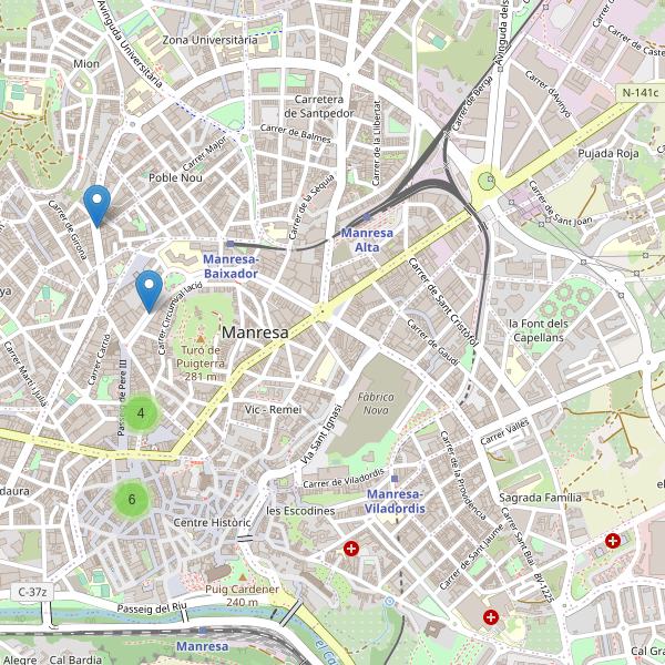Mapa de zapatos en Manresa Thumbnail