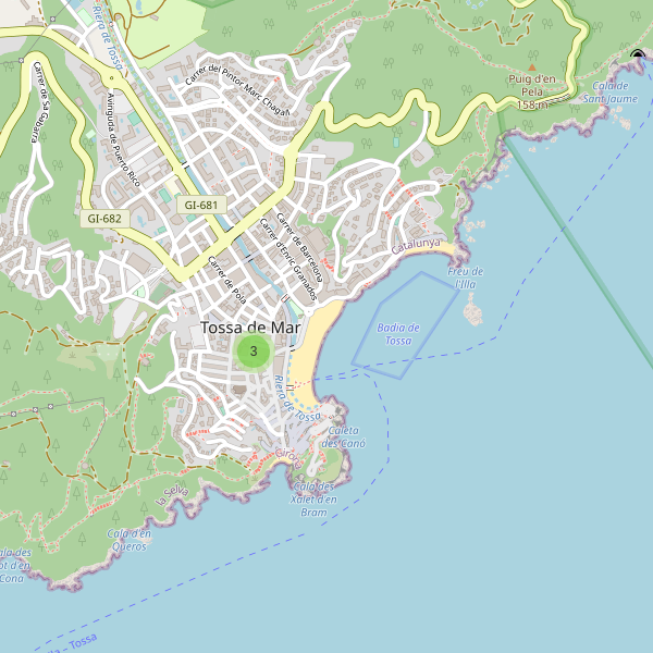 Mapa de zapatos en Tossa de Mar Thumbnail