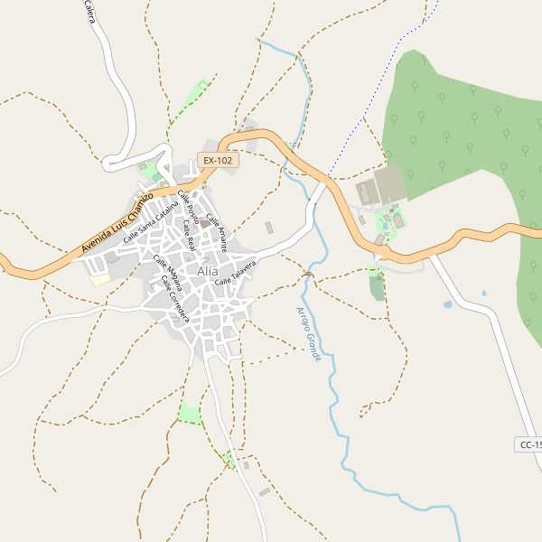 Mapa de hoteles en Alía Thumbnail
