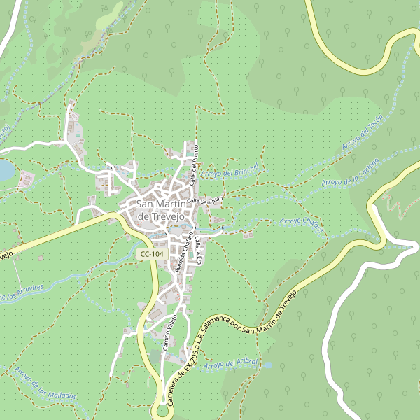 Thumbnail Mapa de San Martín de Trevejo