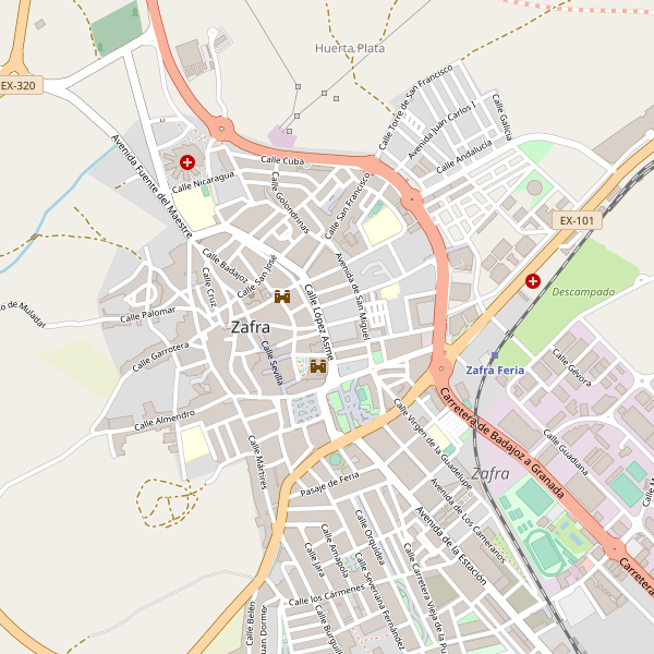 Thumbnail Mapa de Zafra