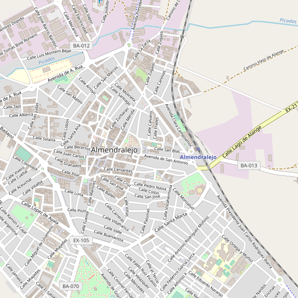 Mapa de aparcamientos-bicicletas en Almendralejo Thumbnail