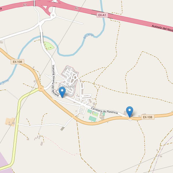 Thumbnail Mapa de aparcamientos en Galisteo