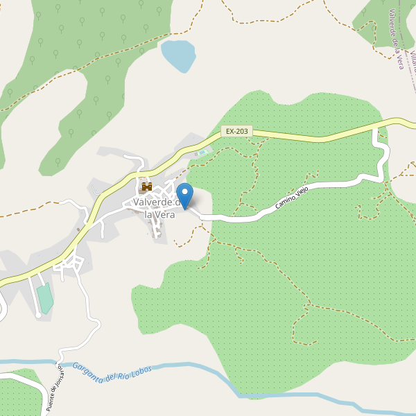 Thumbnail Mapa de aparcamientos en Valverde de la Vera