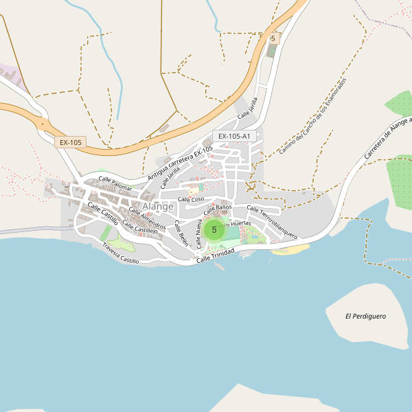 Mapa de aseos en Alange Thumbnail