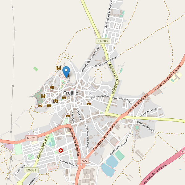 Mapa de aseos en Trujillo Thumbnail